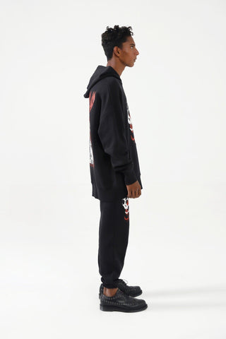"LOVE POTION" HANDPRINTED SWEATPANTS - Rastah