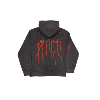 Exploding Mango Acid Wash Hoodie - Rastah