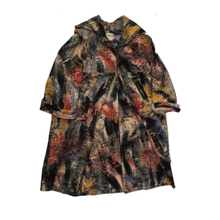 Hand Block Printed Pleated Long Coat - Rastah