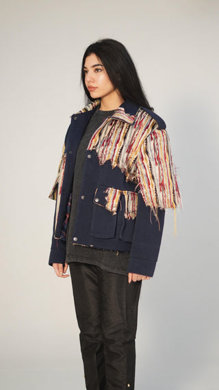 Chaos Camo and Denim Patch jacket - Rastah