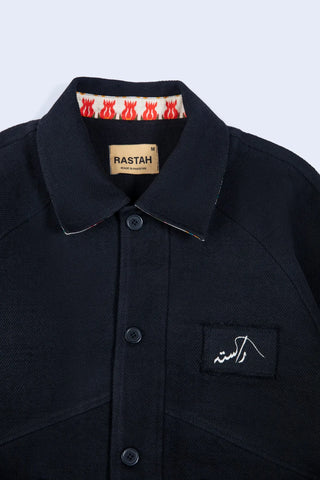 Black Handmade Denim Jacket