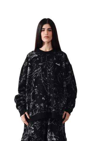 Acid Rain Jacquard Sweater