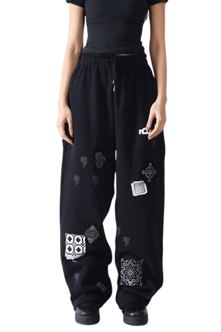 Celestial Patchwork Sweatpants