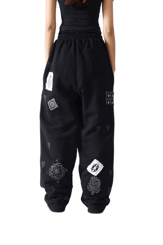 Celestial Patchwork Sweatpants