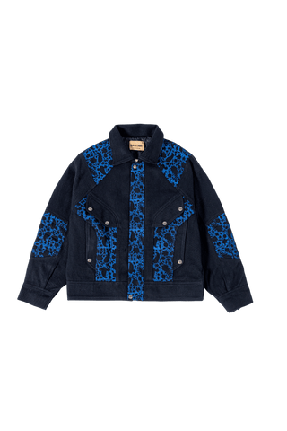 Blue Trace Denim Jacket