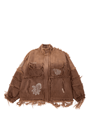 Frontier handworked denim jacket