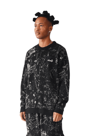 Acid Rain Jacquard Sweater