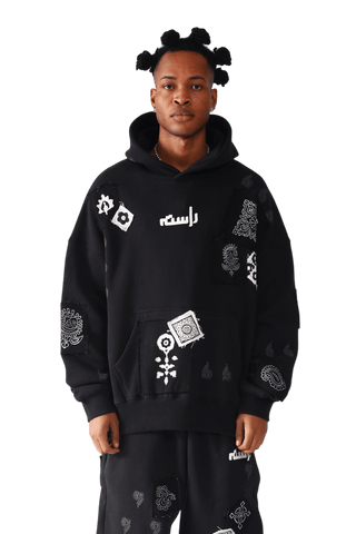 Celestial Patchwork Hoodie