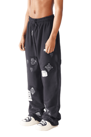 Celestial Patchwork Sweatpants