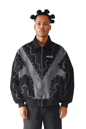 Monochrome panels jacket