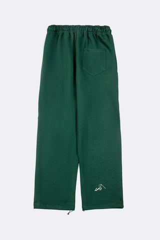 Emerald Green Terry Knit Bottoms