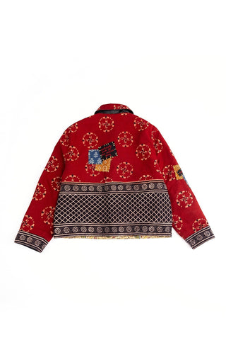 Reversible Block-Printed Denim Jacket