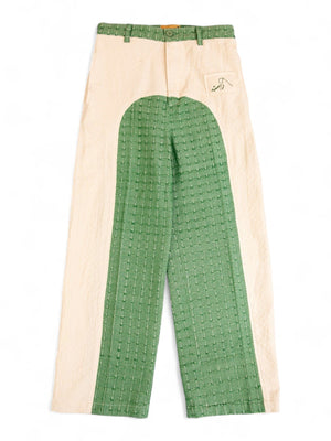 Dobby grid pants