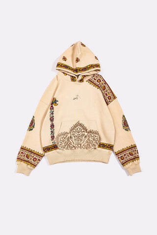 Biscotti Block Print Paisley Hoodie