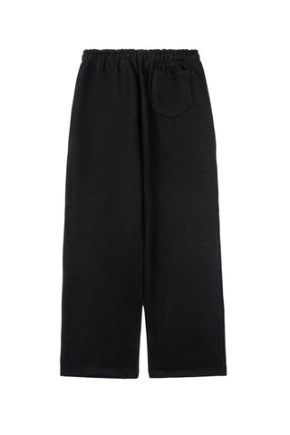 Black Terry Knit Bottoms