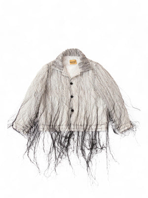 Shadow weave organza jacket