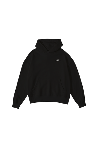 black logo hoodie (v1)