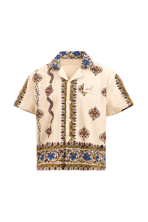 Studio 54 block print shirt
