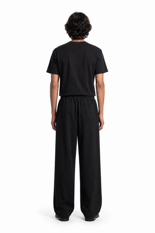 Black Terry Knit Bottoms