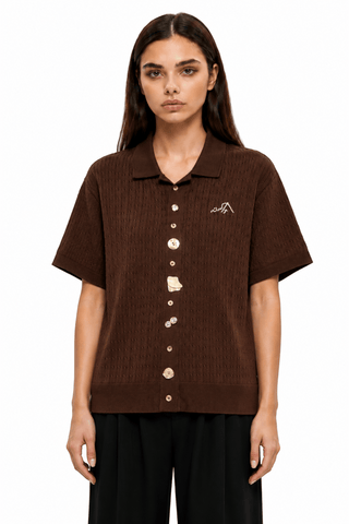 Humraah Knit Button Down