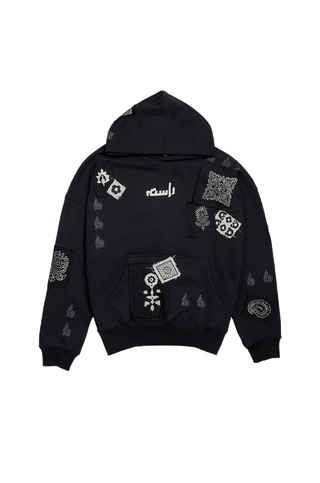 Celestial Patchwork Hoodie