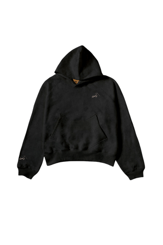 BLACK ACID WASH MADE IN PAK HOODIE (V4)