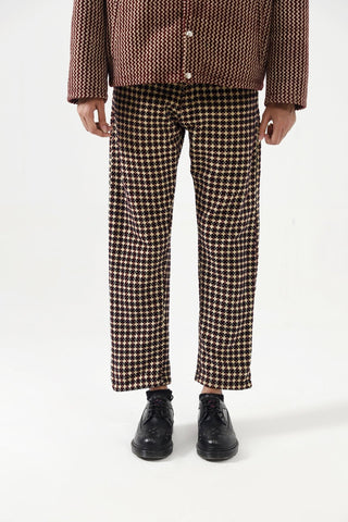 HANDWOVEN VELVET TROUSERS - Rastah