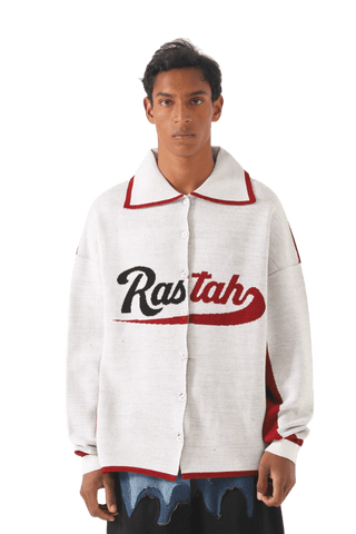 "Babe ruth" knit sweater