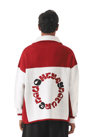 "BABE RUTH" KNIT SWEATER