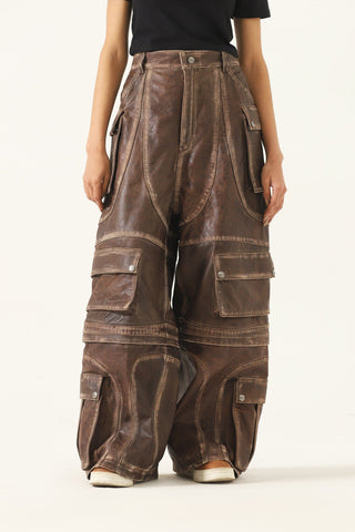 "Bowery nights" leather pants