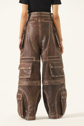 "Bowery nights" leather pants