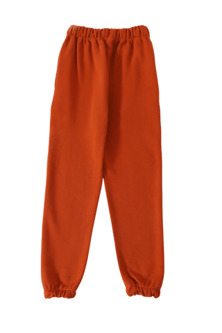 "ENLIGHTENMENT" RUST SWEATPANTS