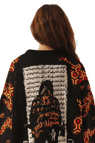 "THE SHINING" JACQUARD KNIT SWEATER