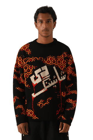 "THE SHINING" JACQUARD KNIT SWEATER