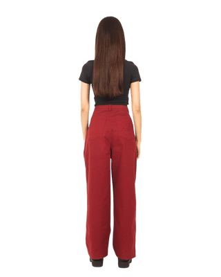 SCARLET TWILL PANTS