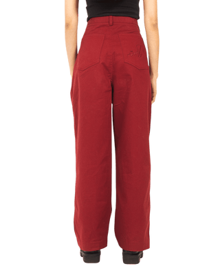 SCARLET TWILL PANTS