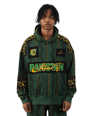 PAK signature stripe hoodie