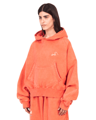 BURNT ORANGE MADE IN PAK HOODIE (V4)