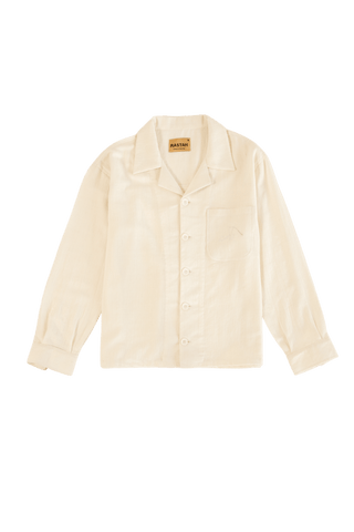 BEIGE HANDWOVEN SHIRT