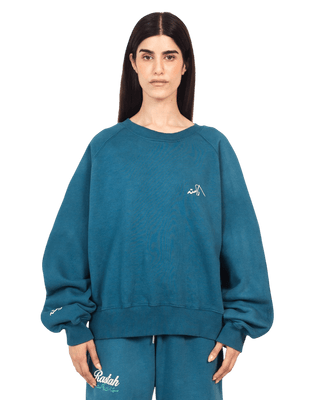 DARK CYAN MADE IN PAK SWEATSHIRT (V4)