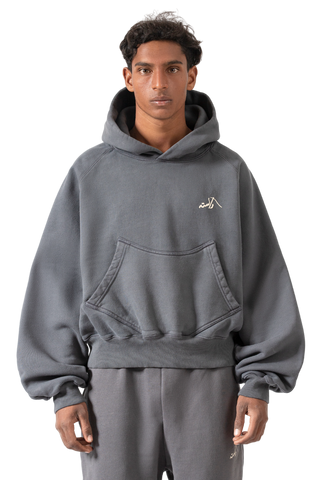 CHARCOAL GREY MADE IN PAK HOODIE (v2)