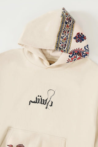 "Kalamkaar" hand block print hoodie V3