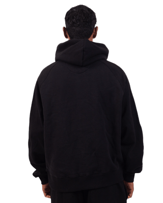 BLACK LOGO HOODIE (v2)