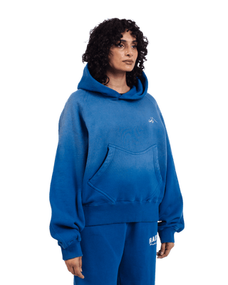 FADED BLUE LOGO HOODIE (v2)