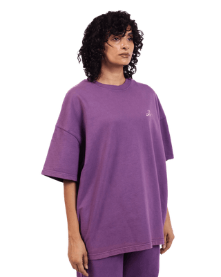 PURPLE T SHIRT ONLY LOGO