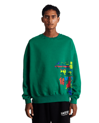 "MONEYBALL" GREEN SWEATSHIRT