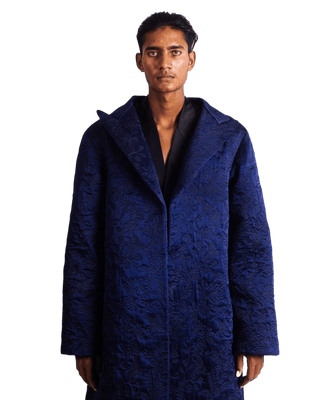 "HER MAJESTY" QUILTED LONG COAT