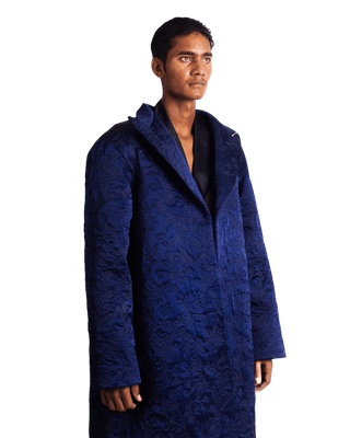 "HER MAJESTY" QUILTED LONG COAT