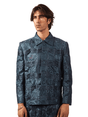 Studio pleats blazer