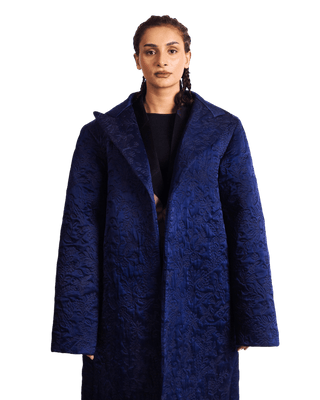 "HER MAJESTY" QUILTED LONG COAT